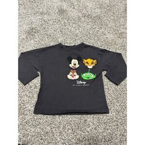 Zara Disney 100 Years of Wonder Baby Long Sleeve Shirt, Size 18-24 Months